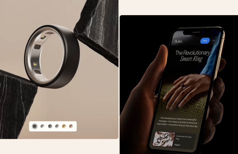 Oura Ring’s reimagined e-commerce experience